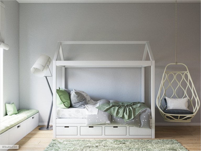 Кровать-доми в детской