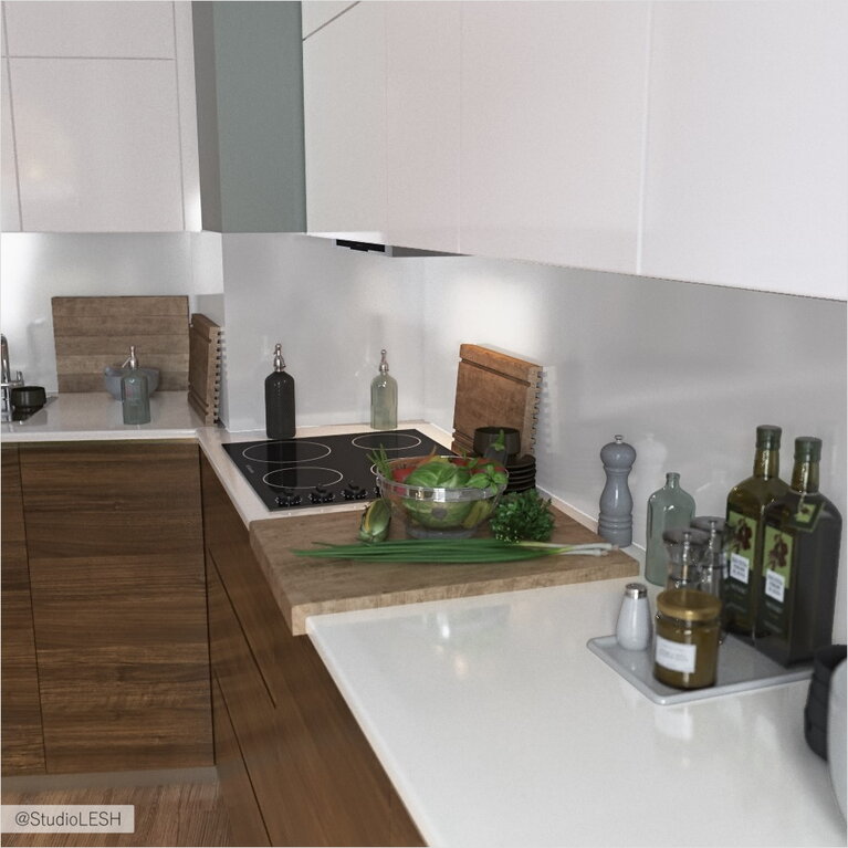 Кухонный гарнитур из дерева