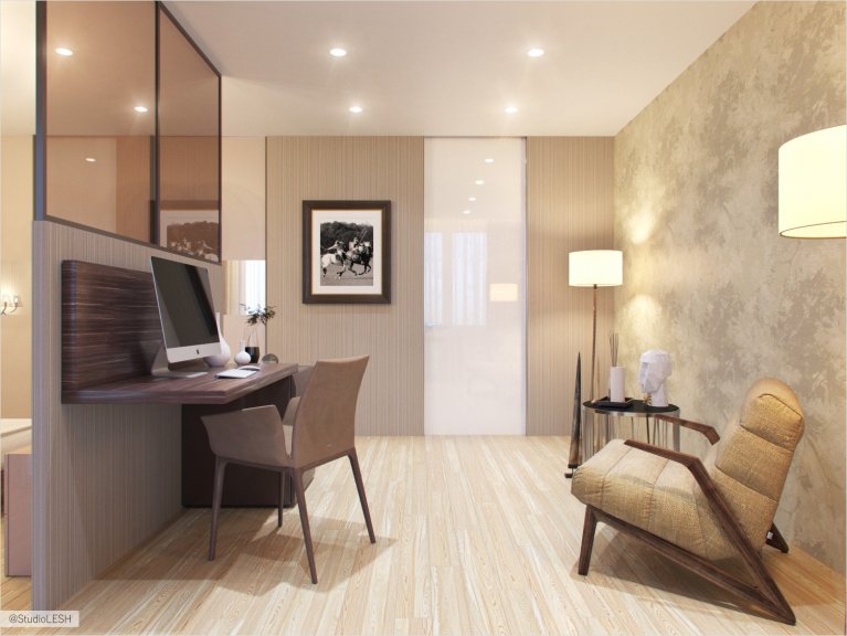 Бежевая рабочая зона