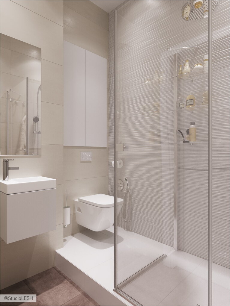 Санузел с подиумом