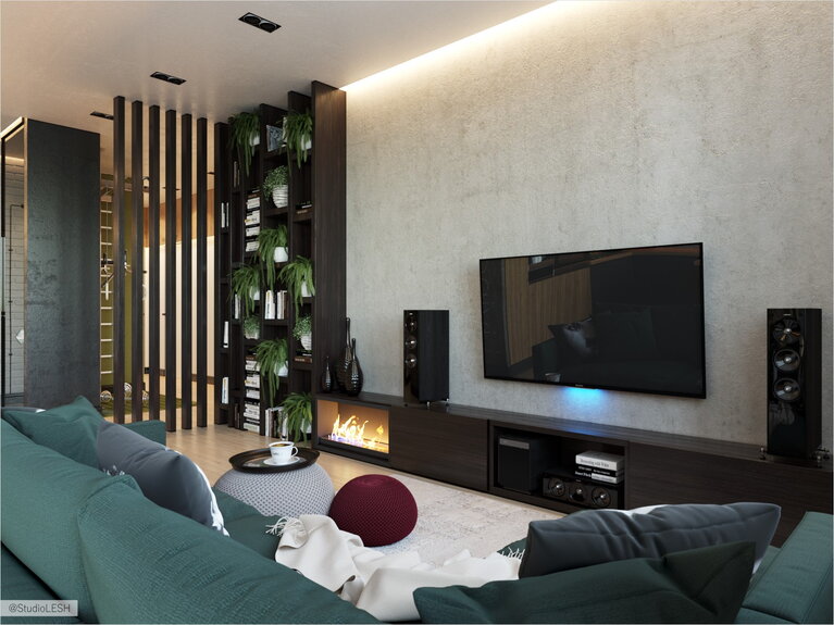 Современный интерьер в ЖК Жемчужный Фрегат