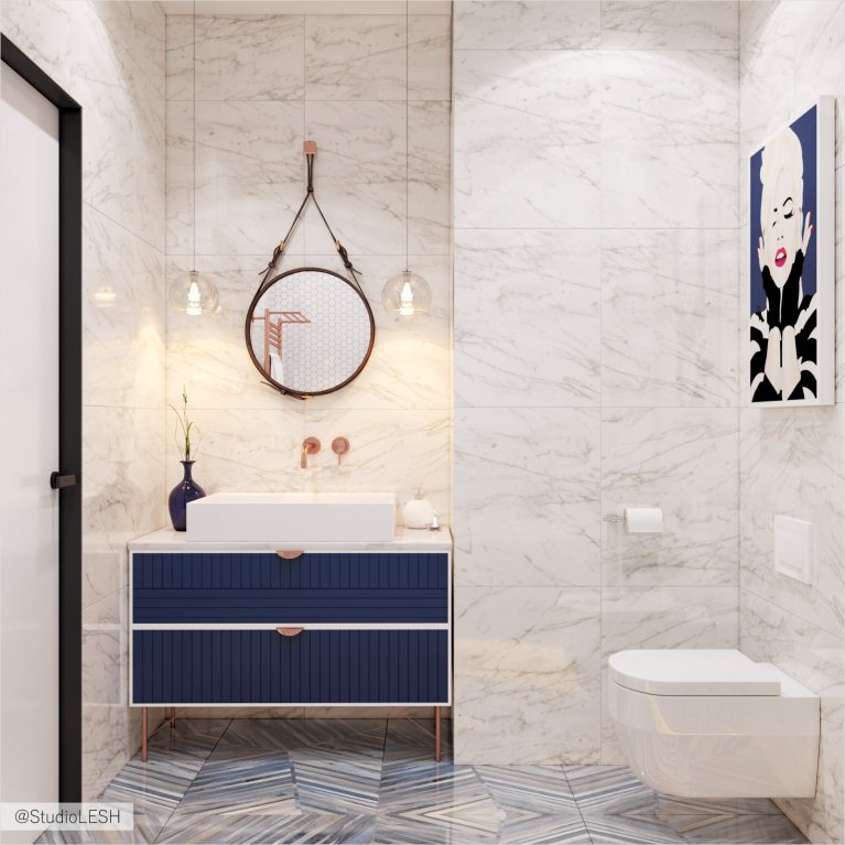 Ванная в стиле поп-арт