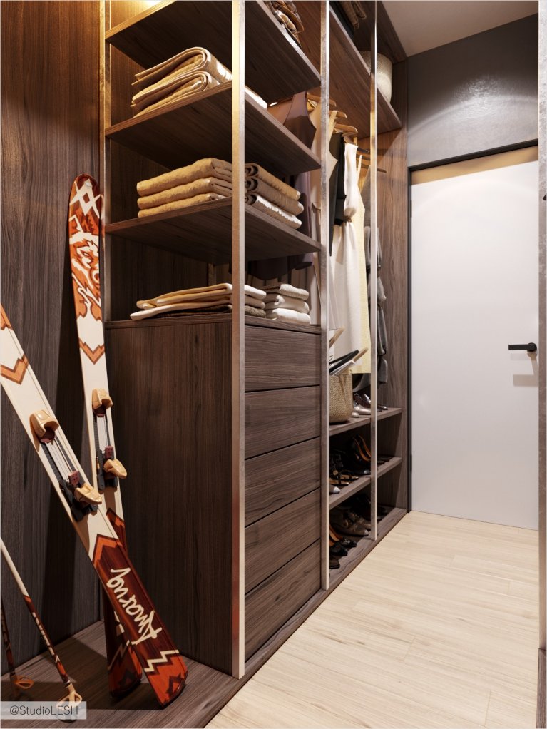 Дизайн гардеробной