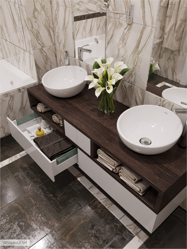 Классическая ванная комната