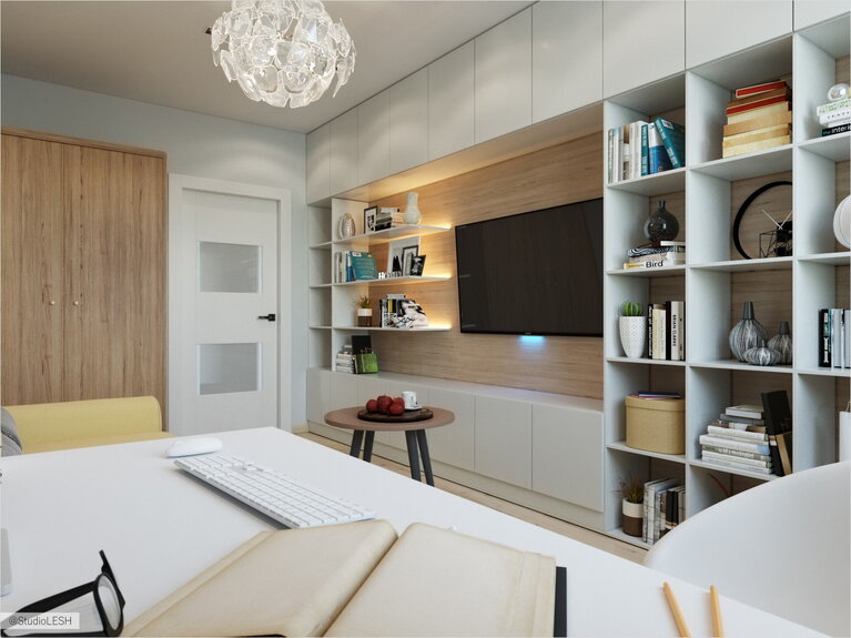 Светлая гостиная