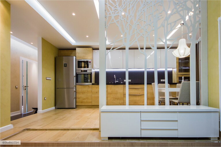 Белая мебель в гостиной