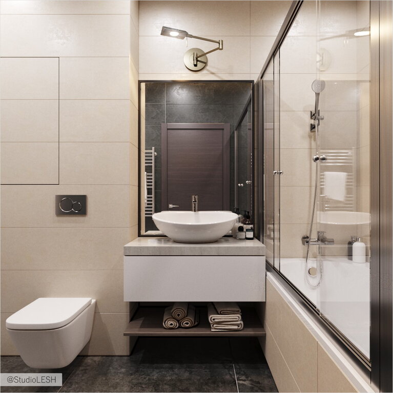 Санузел в современном стиле