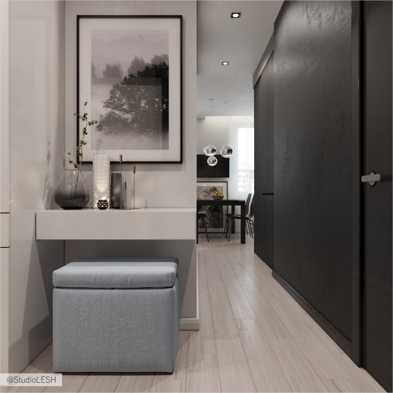 Туалетный столик в прихожей