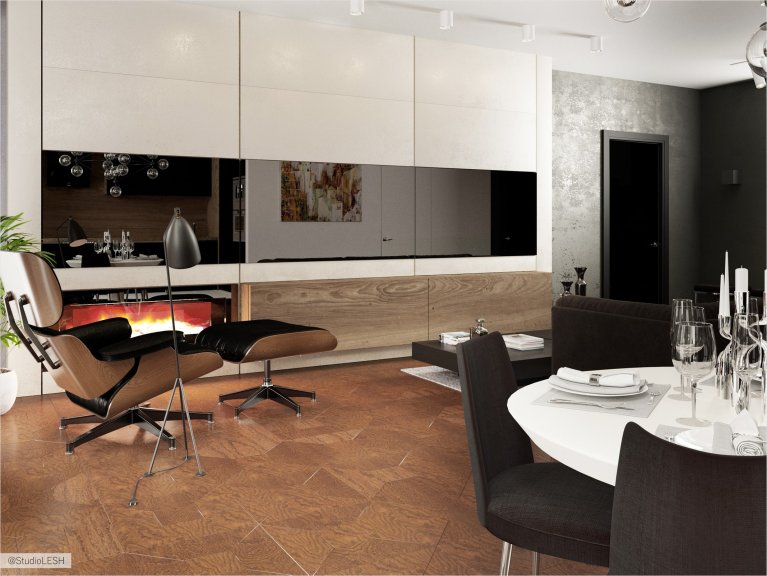 Зона релакса в гостиной