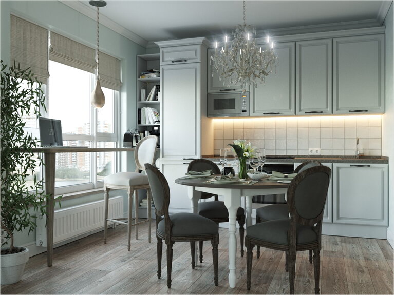 Кухня в ЖК Риверсайд