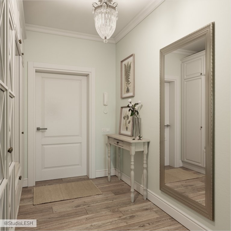 Белая прихожая