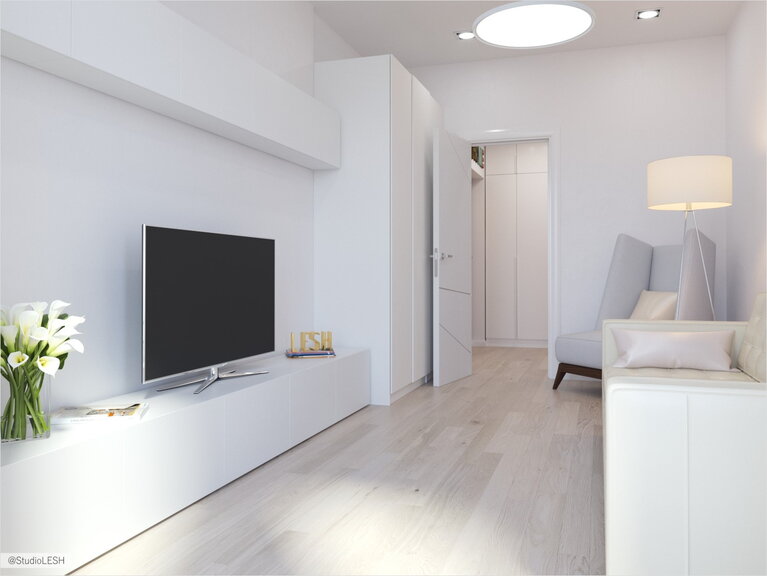 Просторная гостиная в Кудрово