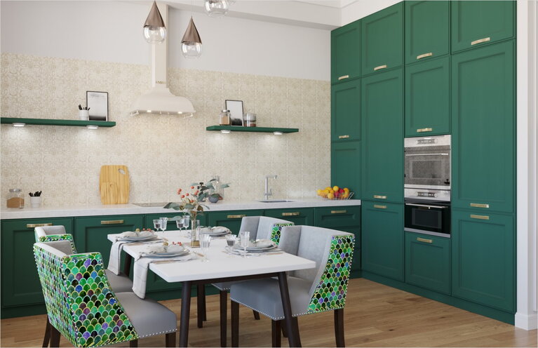 Яркая кухня