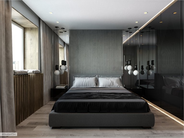 Черная спальня