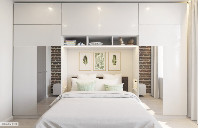 Светлая спальня