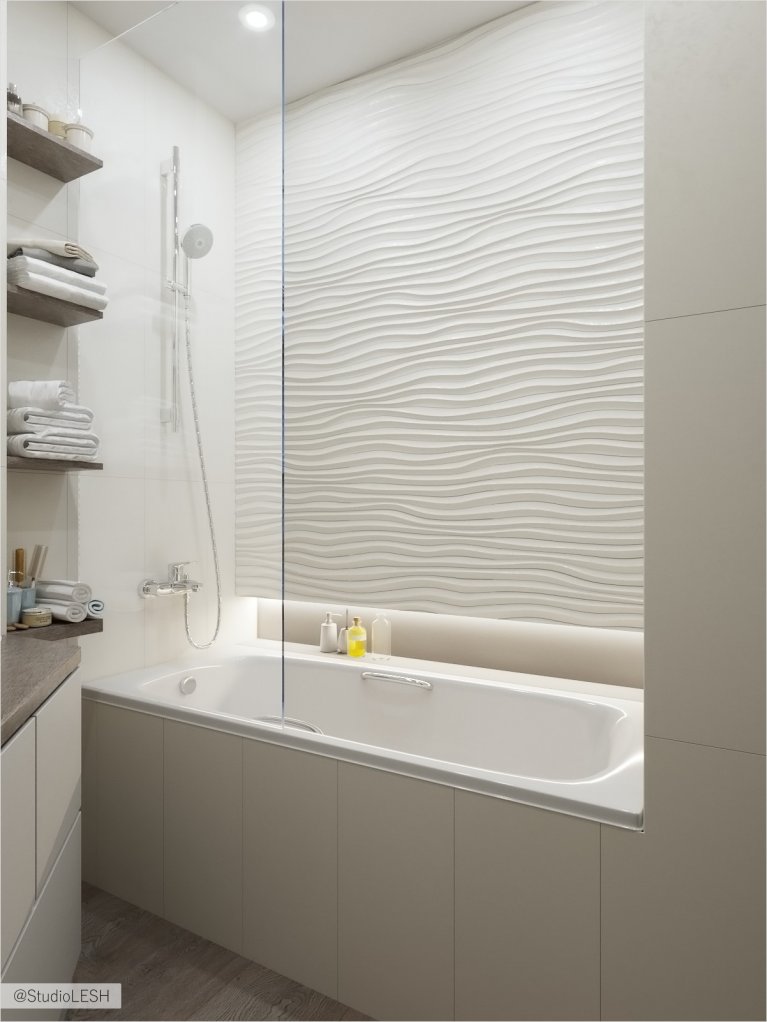 Светлая ванная