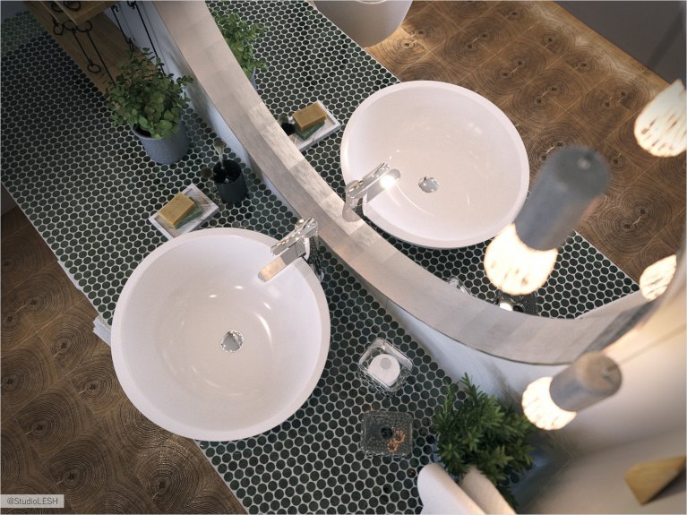 Современный стиль в ванной