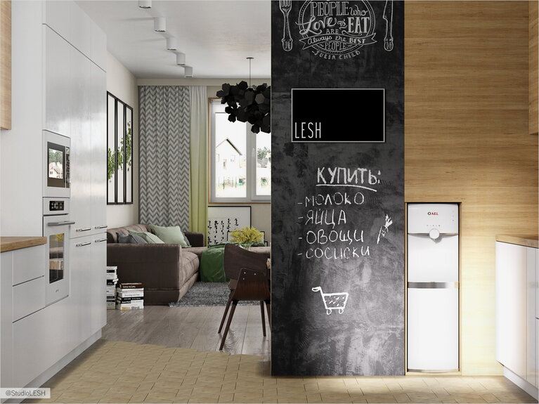 Натуральное дерево  кухне