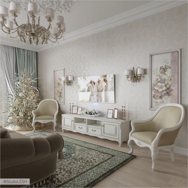 Итальянская классика в гостиной