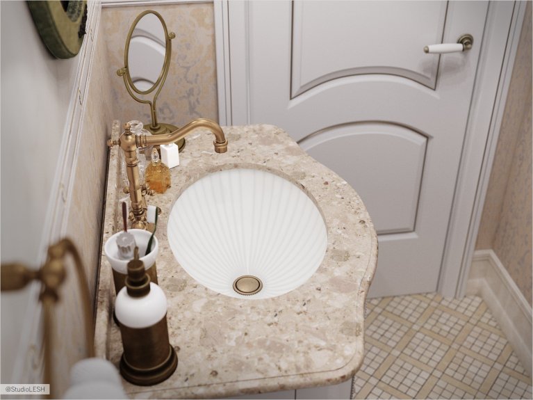 Мрамор в санузле