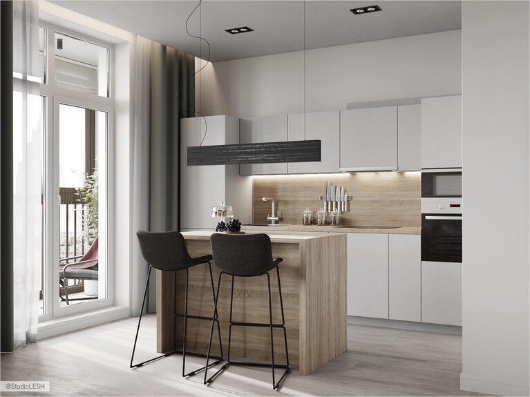 Минималистичная кухня