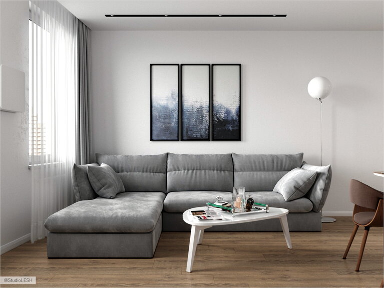 Render Дизайн интерьера квартиры в новом жк