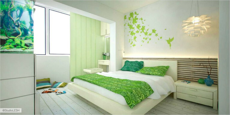 Дизайн интерьера спальни