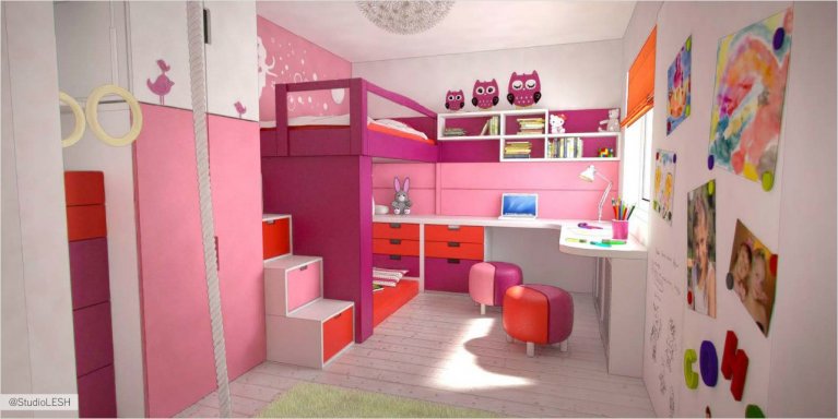 Дизайн интерьера детской