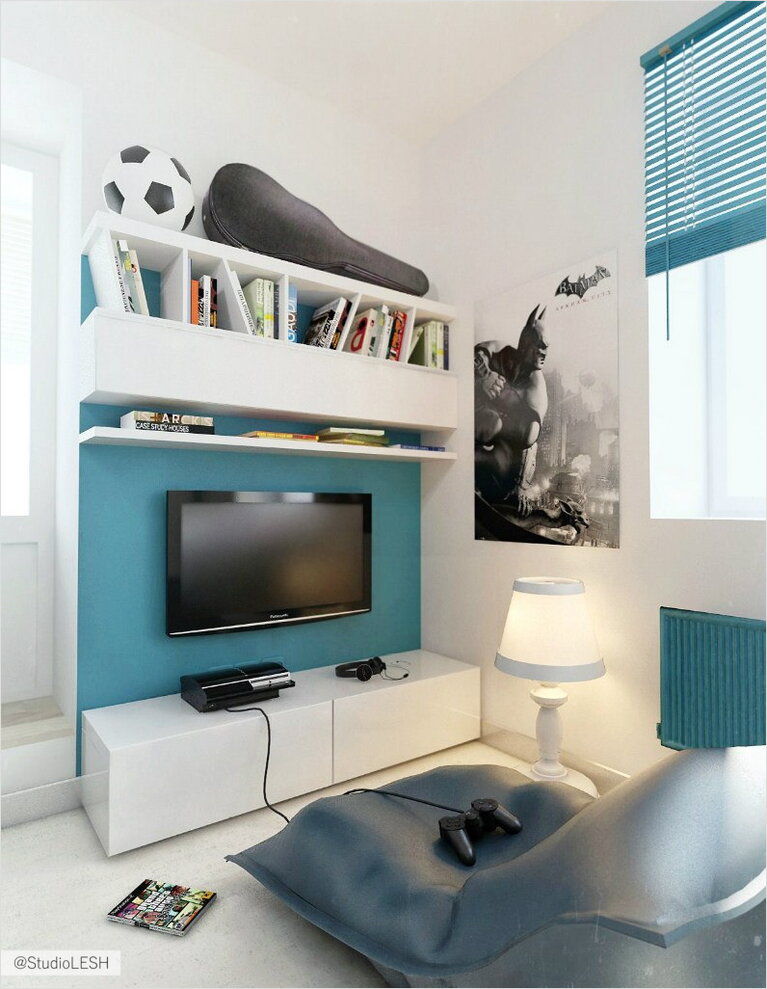 Дизайн интерьера детской для мальчика