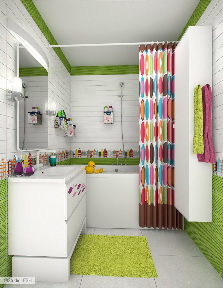 Дизайн интерьера ванной