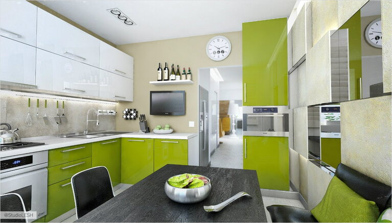 Дизайн интерьера кухни