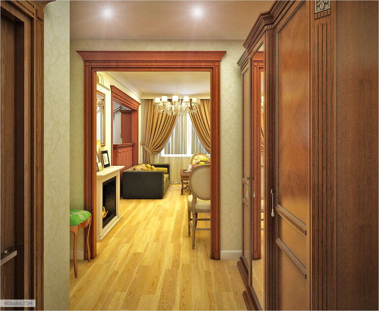 Дизайн интерьера гостиной комнаты