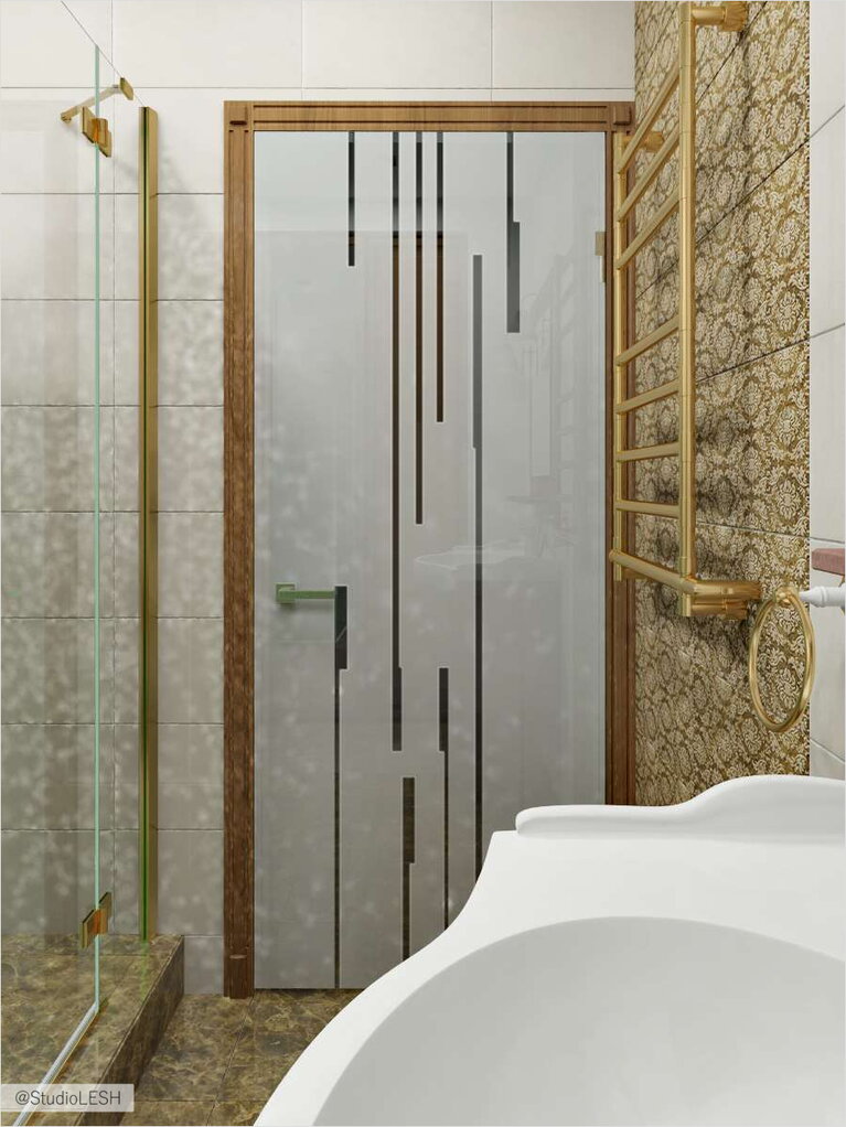 Дизайн интерьера санузла 