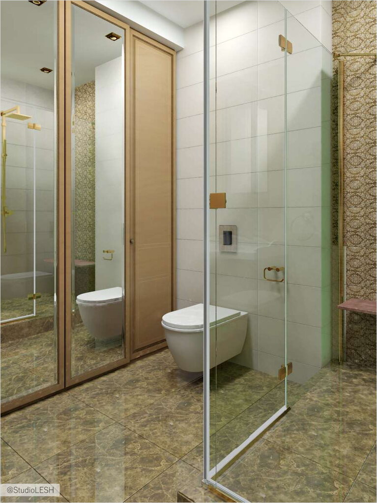 Дизайн проект, подвесной унитаз 