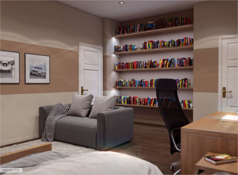 Дизайн проект детской, игровая зона