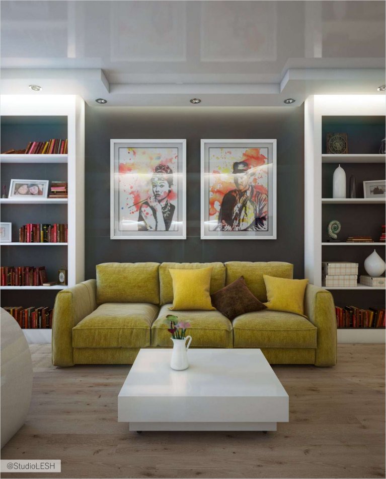 Дизайн интерьера гостиной