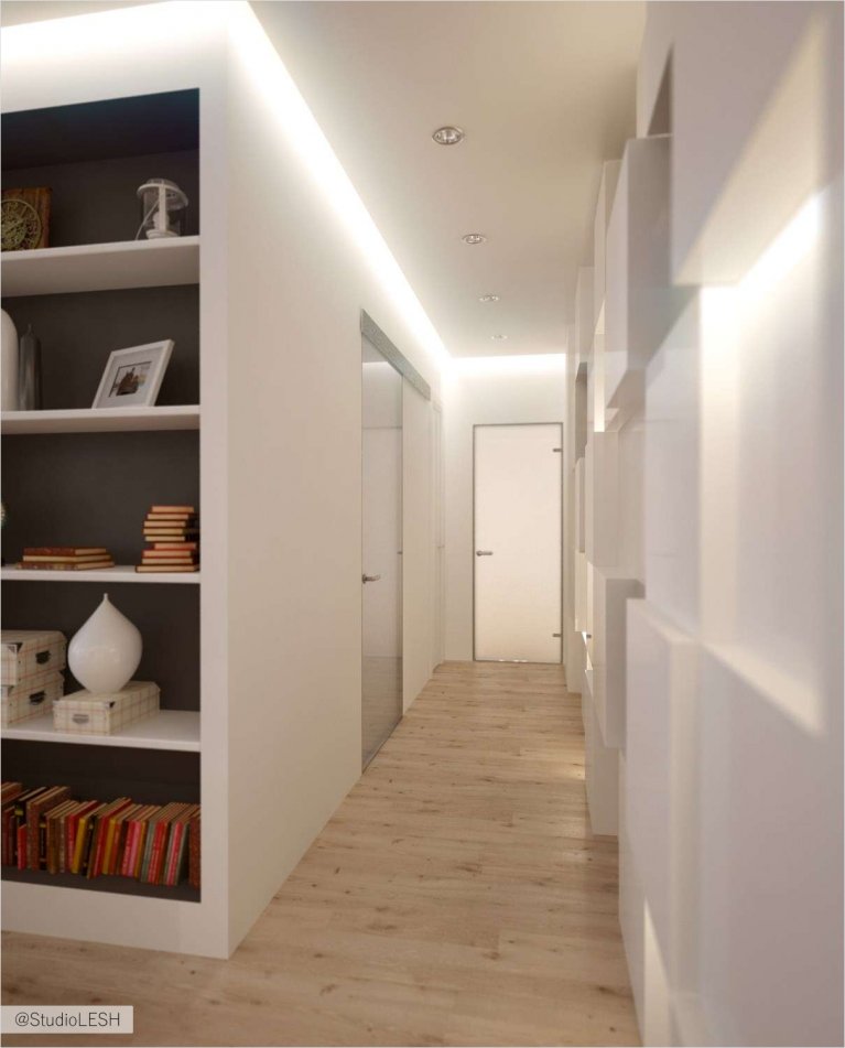 Дизайн интерьера коридора