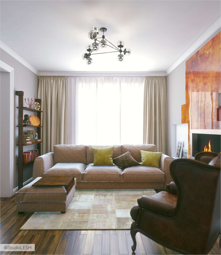 Дизайн интерьера гостиной 