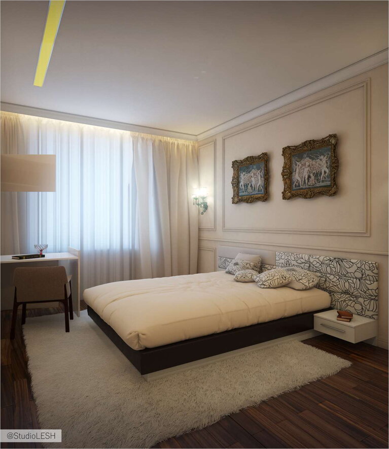 Дизайн интерьера спальни 