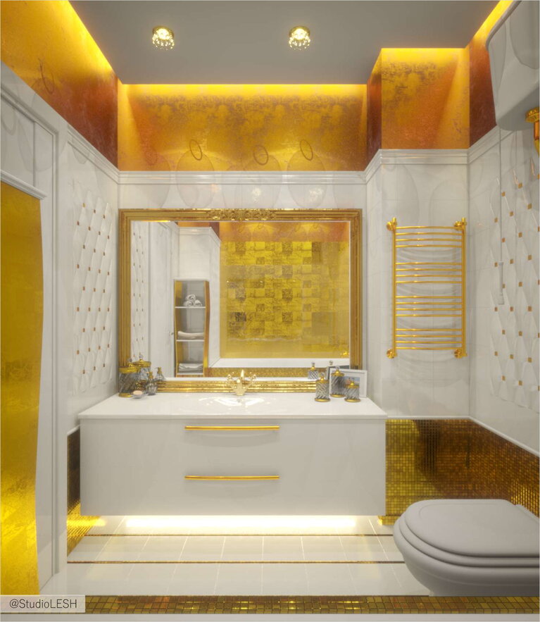 Интерьер ванной комнаты 
