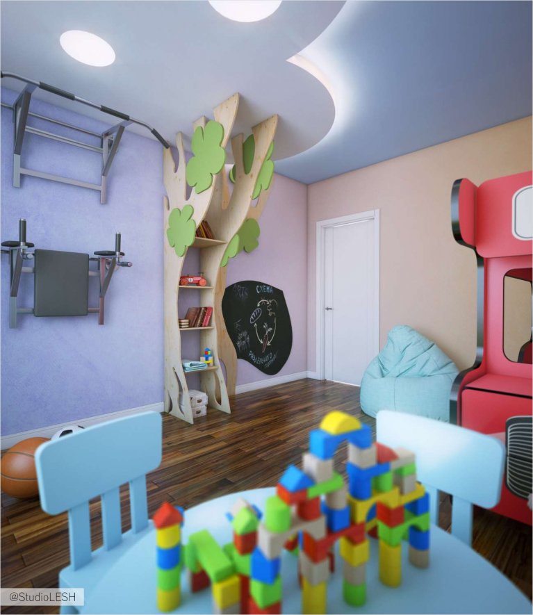 Дизайн проект детской комнаты