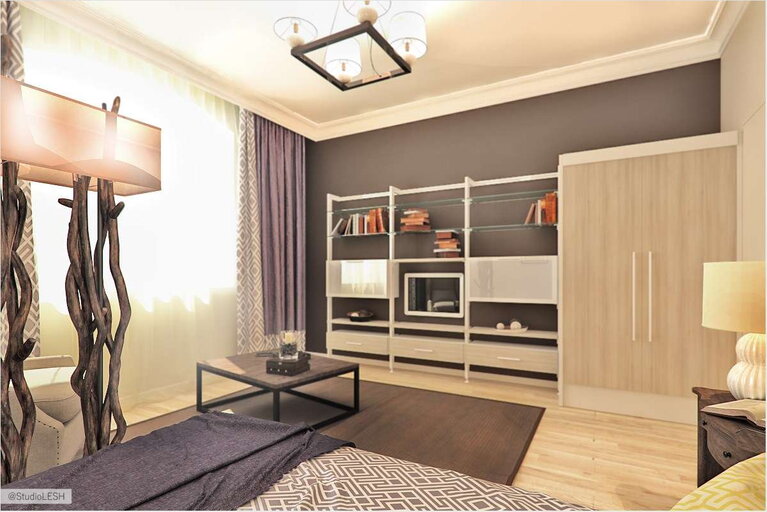 Дизайн интерьера спальни