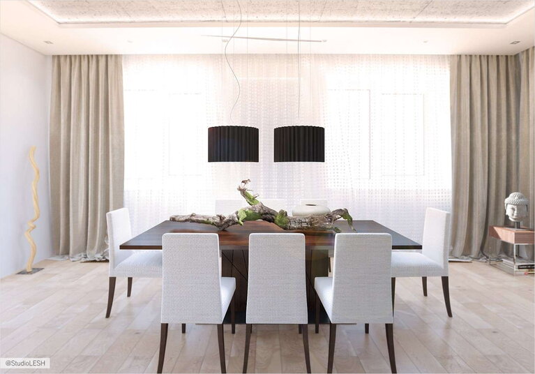 Дизайн интерьера столовой