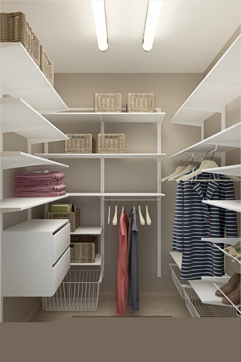 Дизайн интерьера гардероба. 