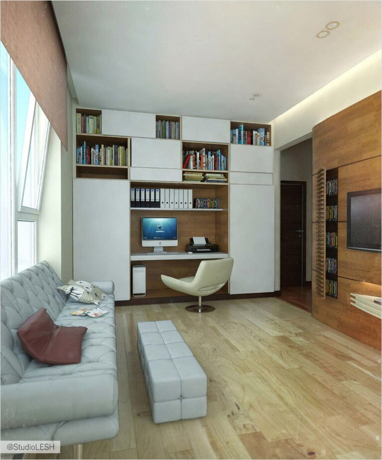 Дизайн интерьера кабинета 