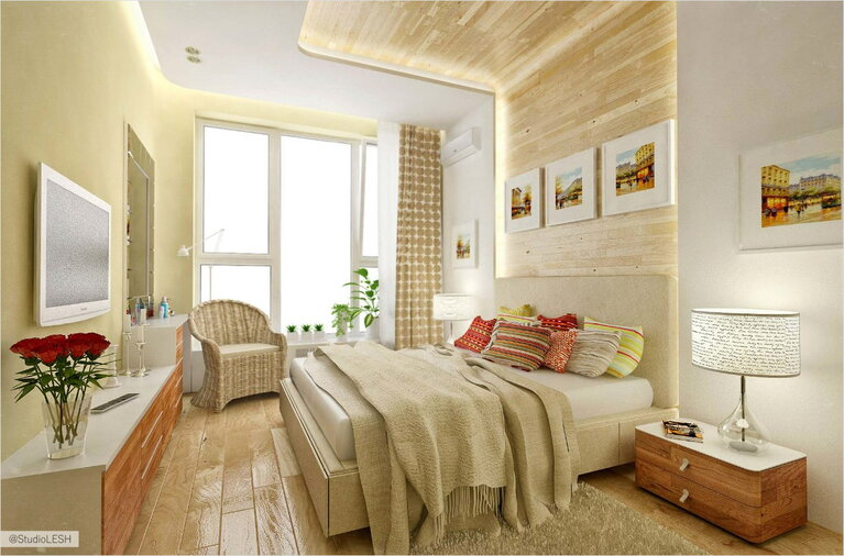 Дизайн интерьера спальни