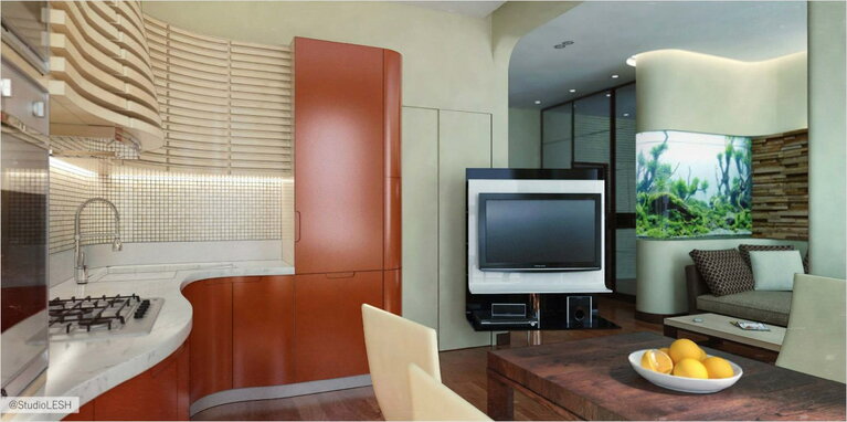 Дизайн интерьера кухни