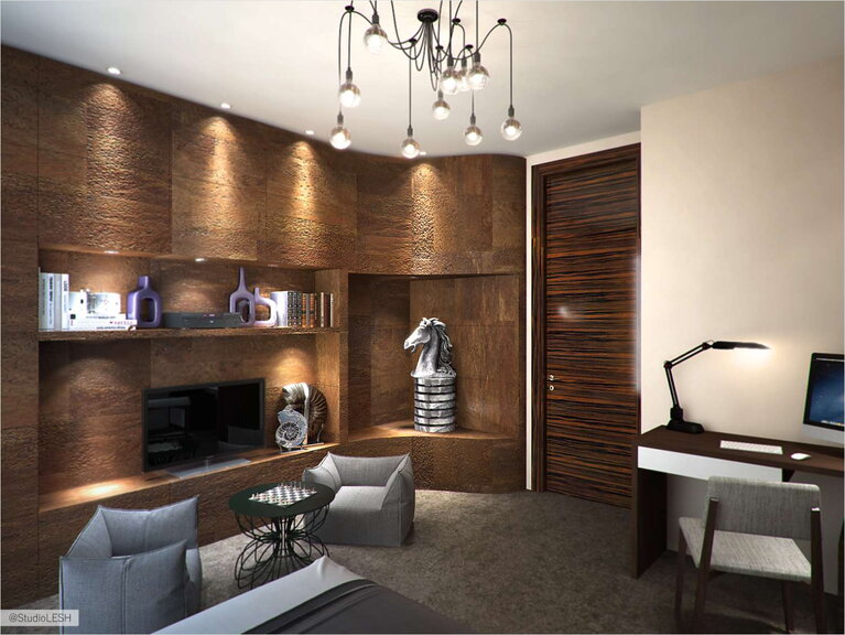 Дизайн интерьера кабинета