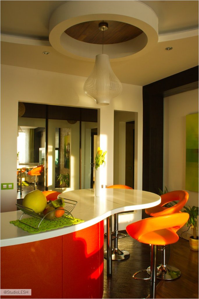 Дизайн интерьера - барная стойка