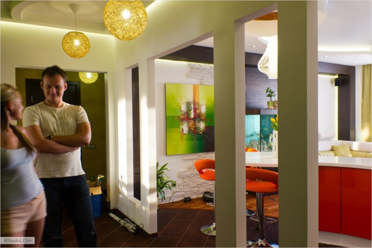 Дизайн интерьера коридора